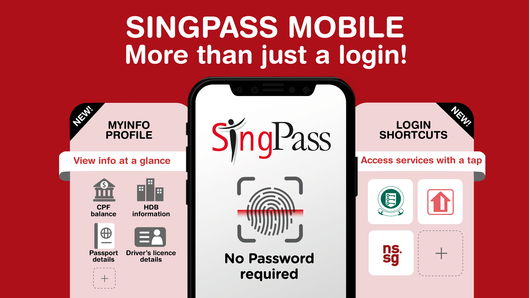 SingPass Mobile App built by GovTech for a Smart Nation